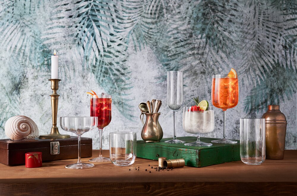 Jazz rom- & whiskeyglas, 50 cl - 4 stk.